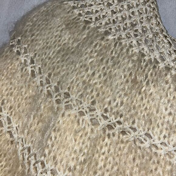 Vintage Cyn Les  Fuzzy Mohair/Wool Cardigan/Sweater S - Picture 4 of 16